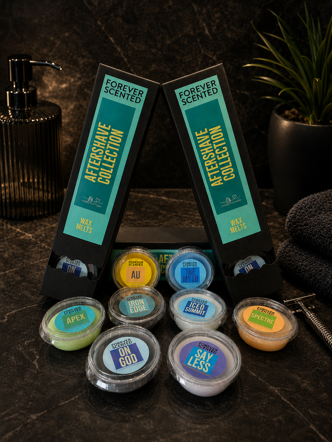 Aftershave Collection - Wax Melt Set x8 Premium Highly Fragranced Melts