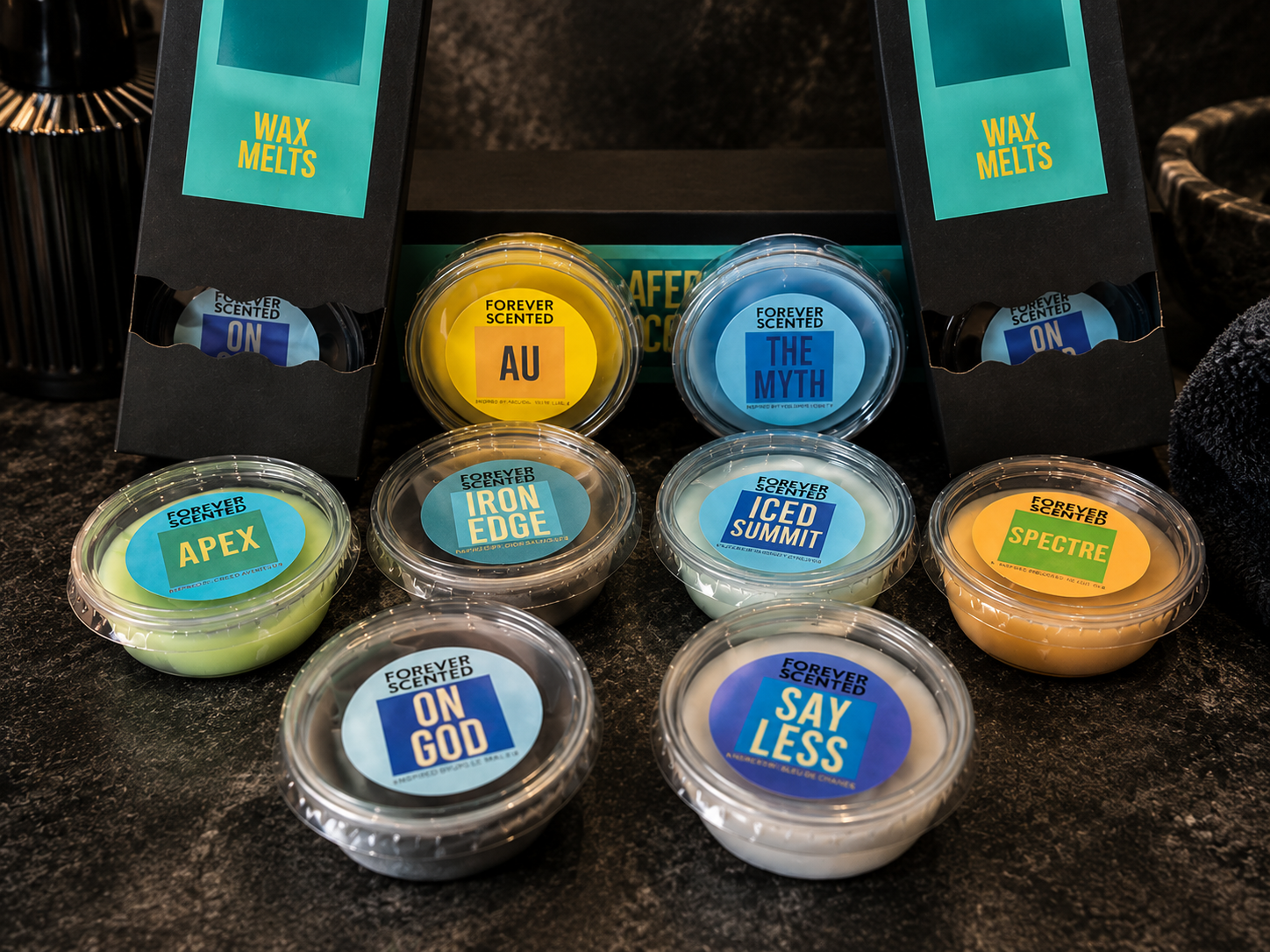 Aftershave Collection - Wax Melt Set x8 Premium Highly Fragranced Melts