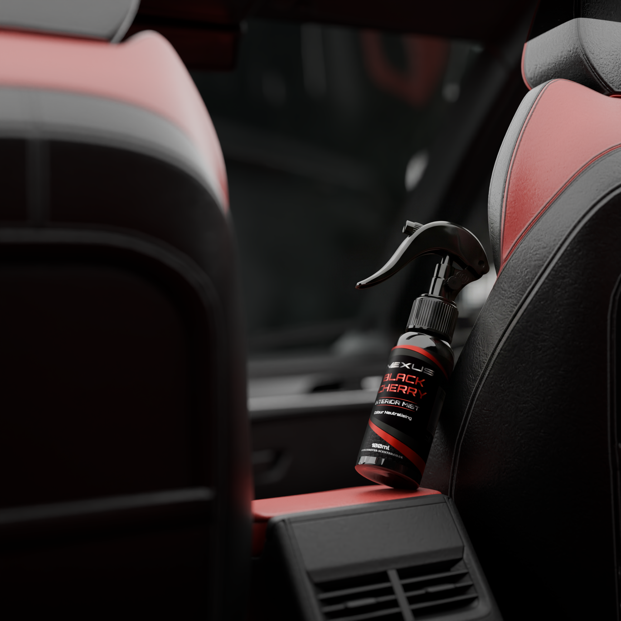 Black Cherry Car Interior Mist Spray - 100ml Long-Lasting Fragrance