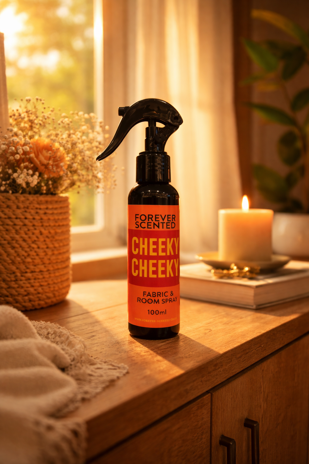 Cheeky Cheeky - Luxury Fabric & Room Spray 100ml - Long-Lasting & Highly Fragranced