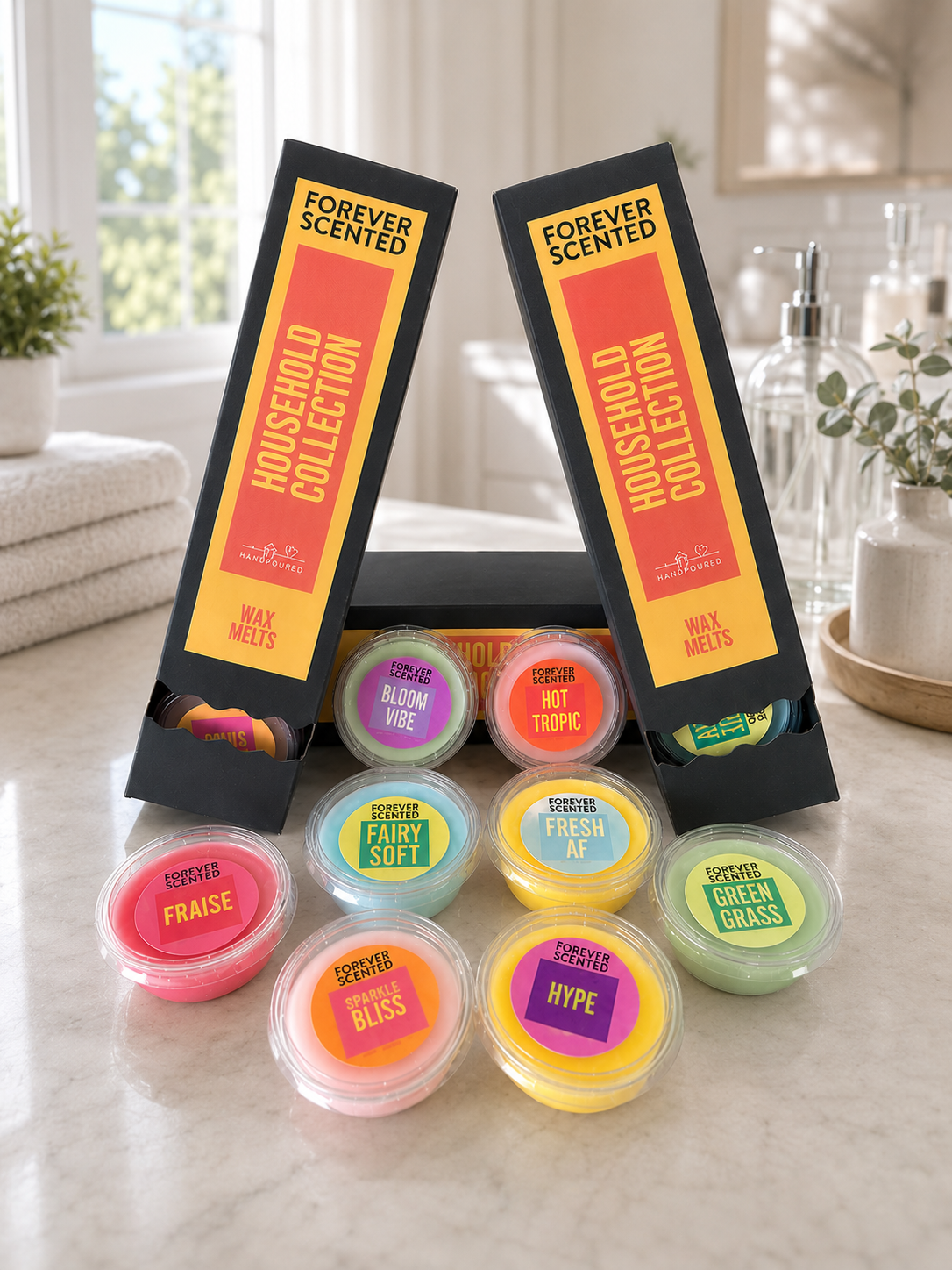 Household Collection - Wax Melt Set x8 Premium Highly Fragranced Melts