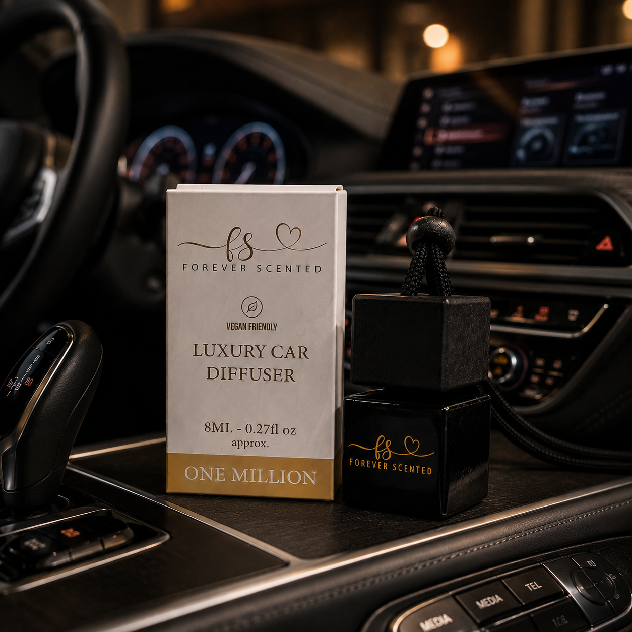 One Million - Forever Scented Luxury Car Diffuser with Free Vent Clip