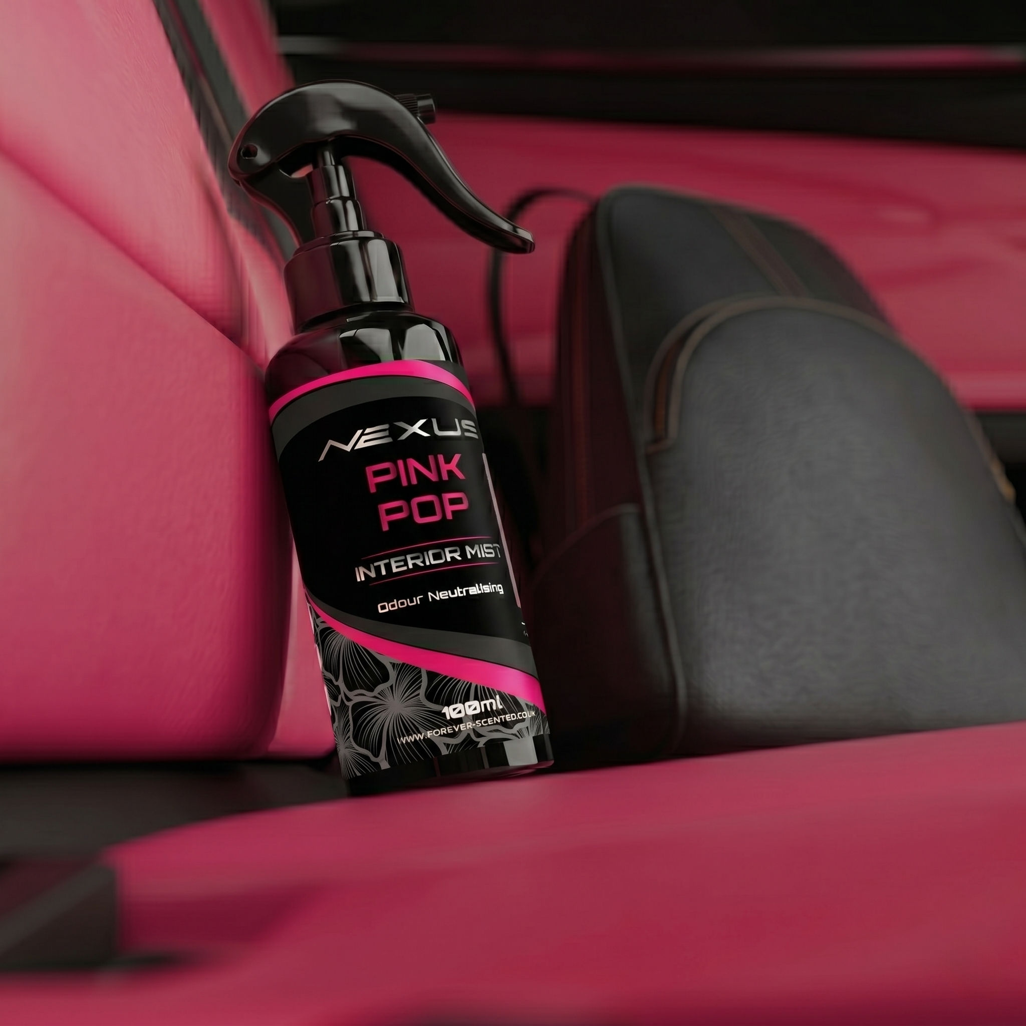 Pink Pop Car Interior Mist Spray - 100ml Long-Lasting Fragrance