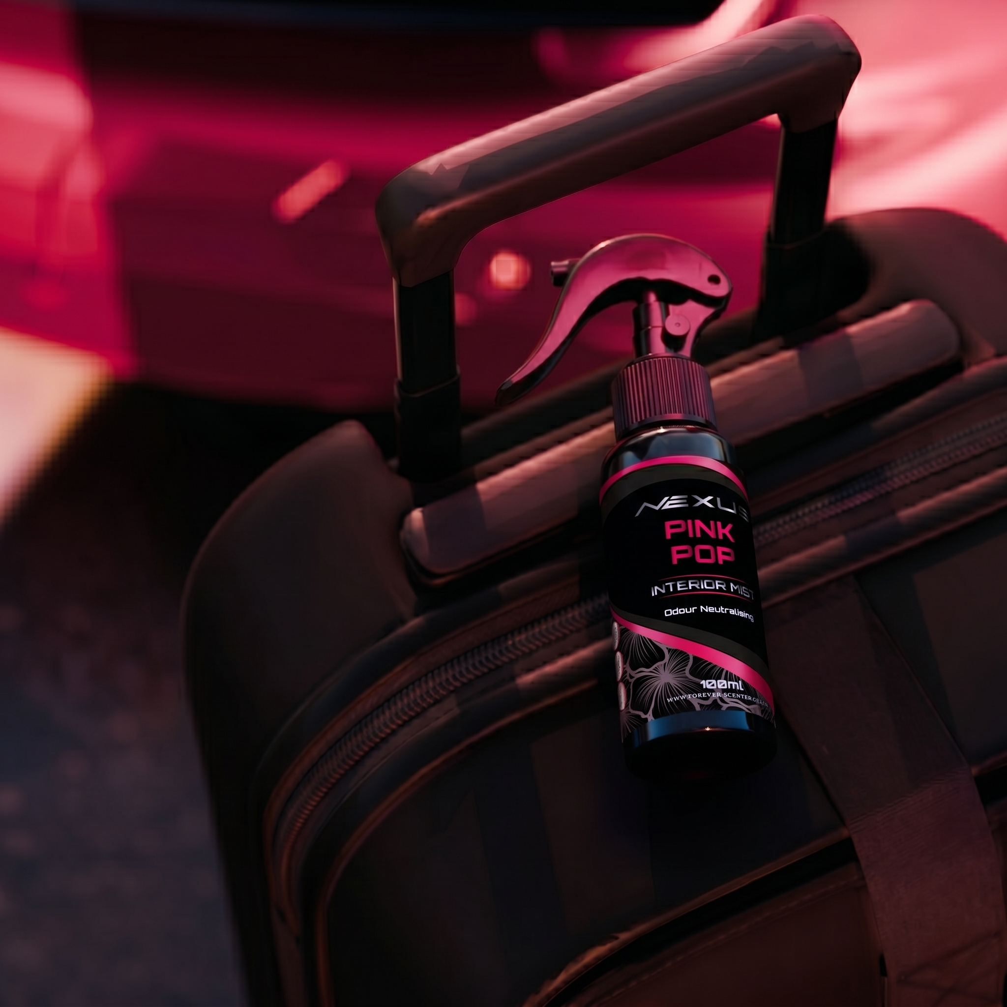 Pink Pop Car Interior Mist Spray - 100ml Long-Lasting Fragrance