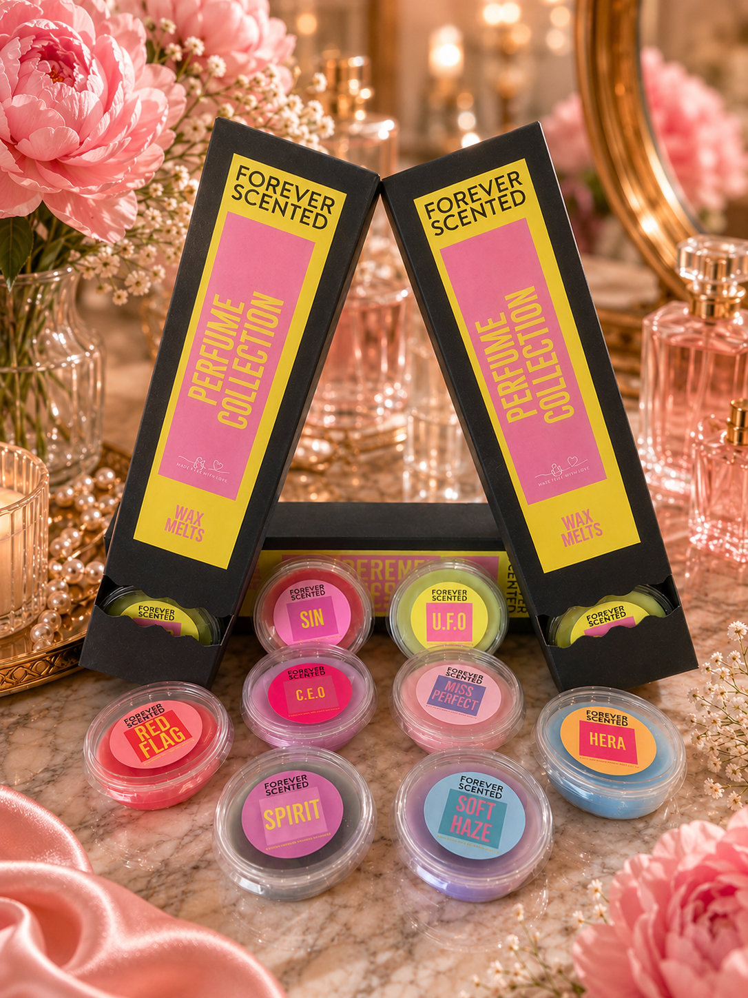 Perfume Collection - Wax Melt Set x8 Premium Highly Fragranced Melts