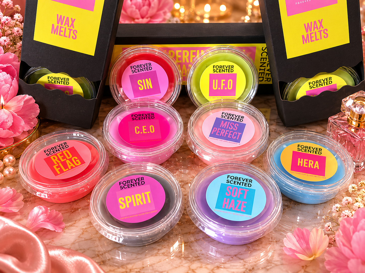 Perfume Collection - Wax Melt Set x8 Premium Highly Fragranced Melts