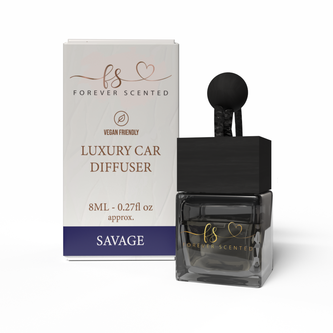 Forever Scented Luxury Car Diffuser – Savage (with Free Vent Clip)