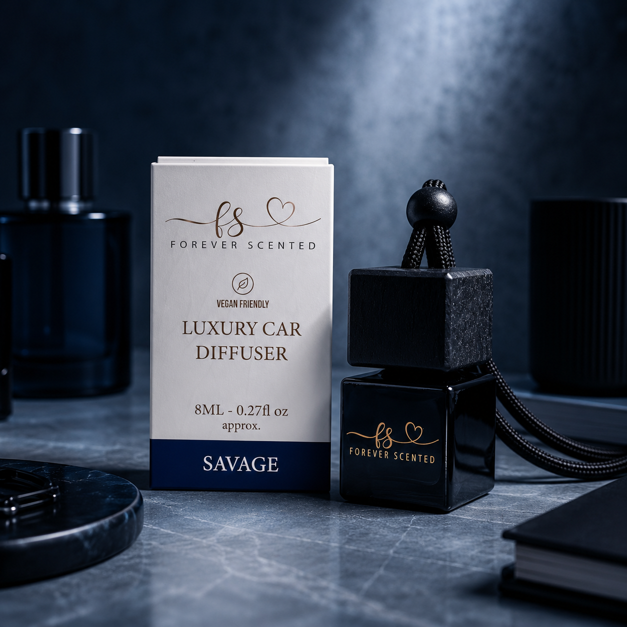 Savage - Forever Scented Luxury Car Diffuser with Free Vent Clip