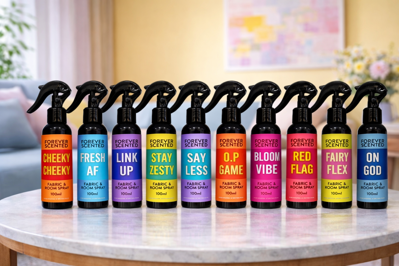 Stay Zesty - Luxury Fabric & Room Spray 100ml - Long-Lasting & Highly Fragranced